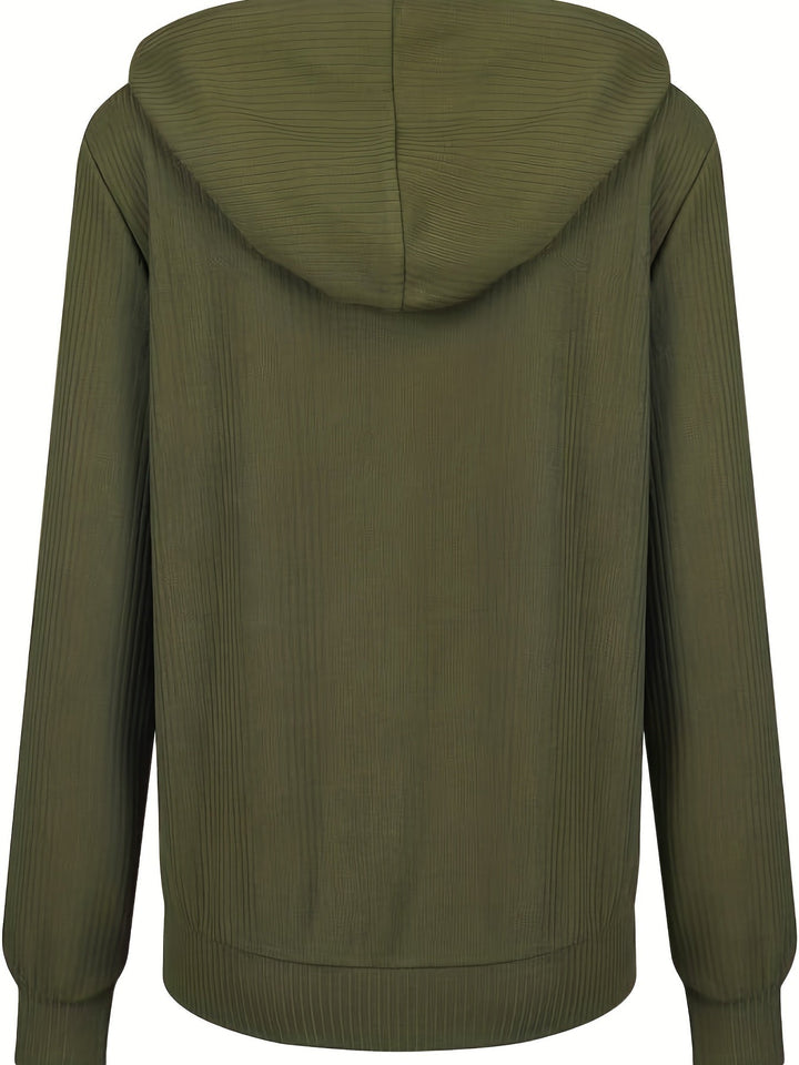 Nysa - Felpa Con Cappuccio e Maniche Lunghe Casual