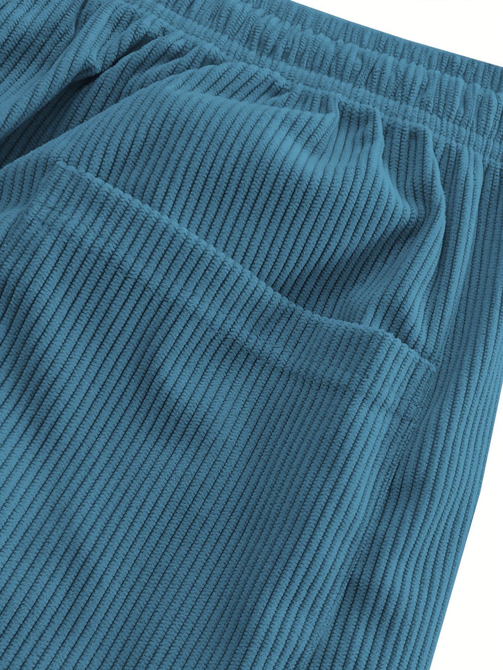 Asher - Pantaloni Gamba Dritta Con Coulisse Vita