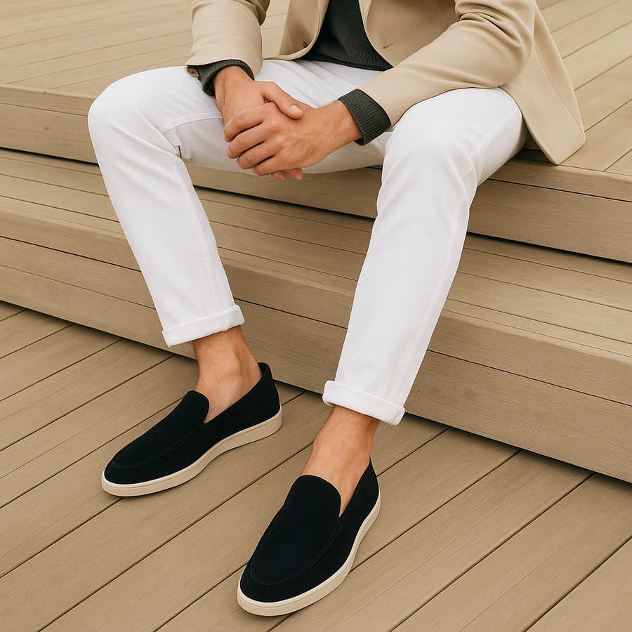 Gebhard - Elegante Mocassino in Pelle Scamosciata