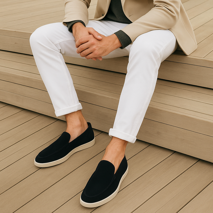Gebhard - Elegante Mocassino in Pelle Scamosciata