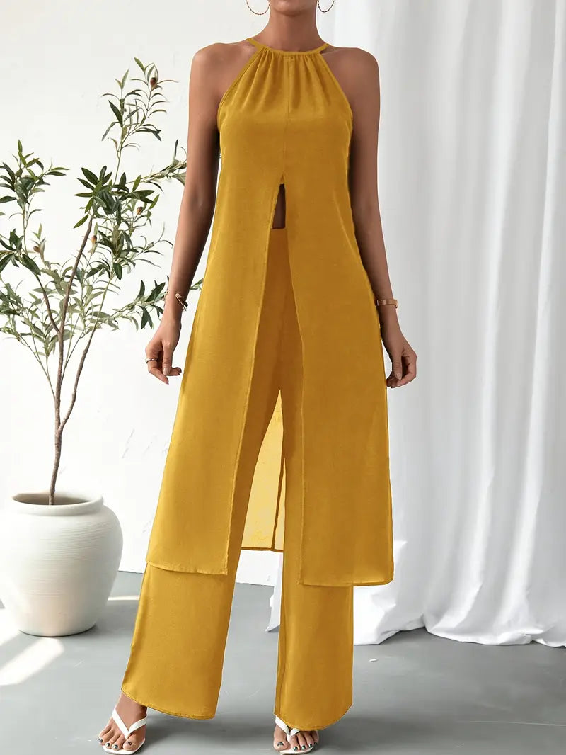 Eirini - Elegante Set Due Pezzi Senza Maniche