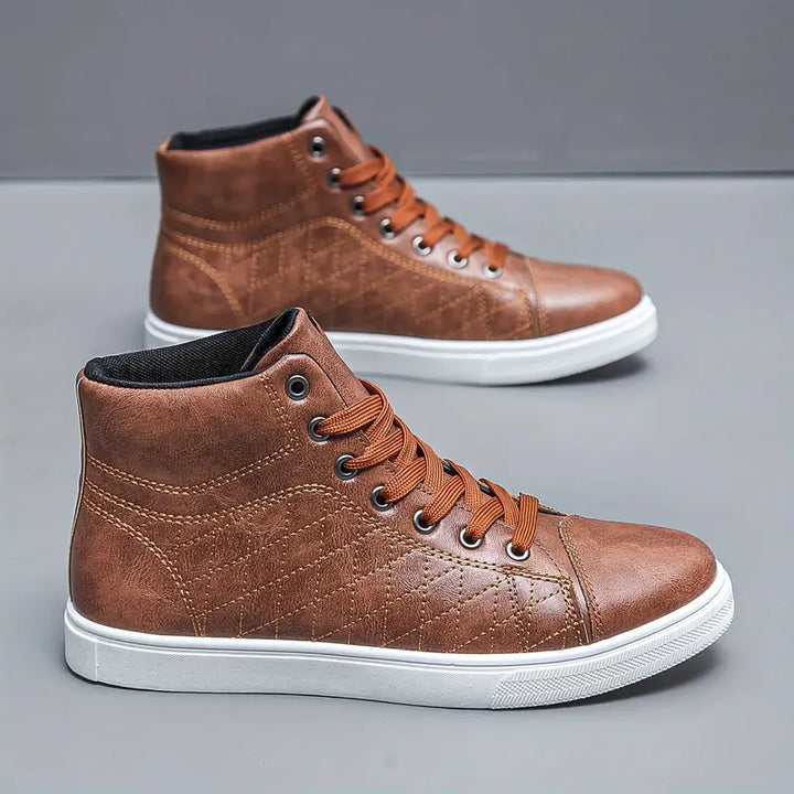 Gayle - Sneaker Casual a Metà Gamba Con Motivo a Quadri