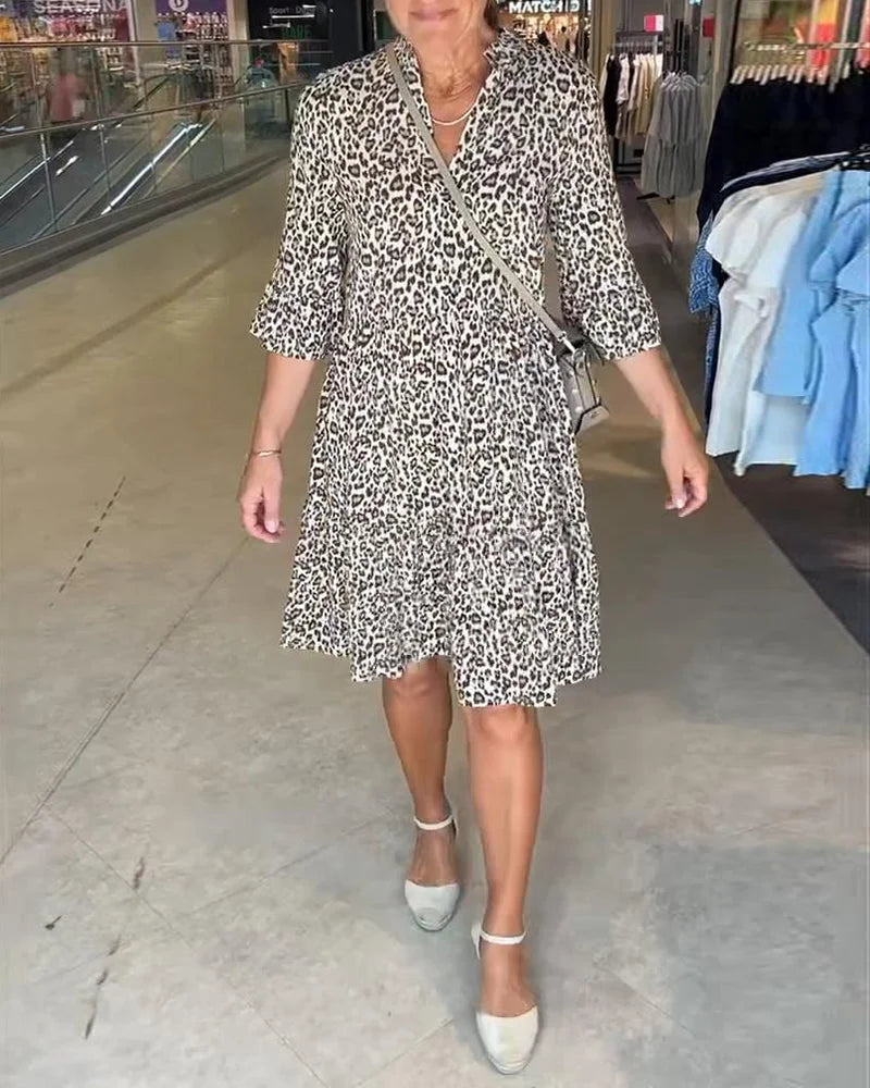 Siobhan - Abito Con Stampa Leopardata