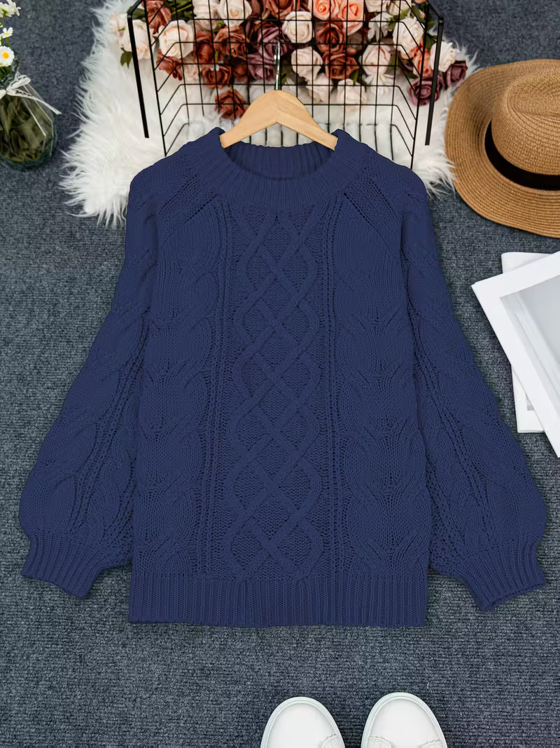 Elayra - Maglione Casual Dalla Vestibilità Ampia