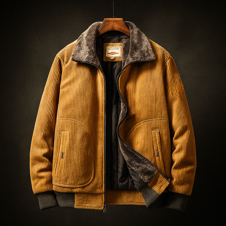 Broja - Giacca Casual In Velluto A Coste Con Zip