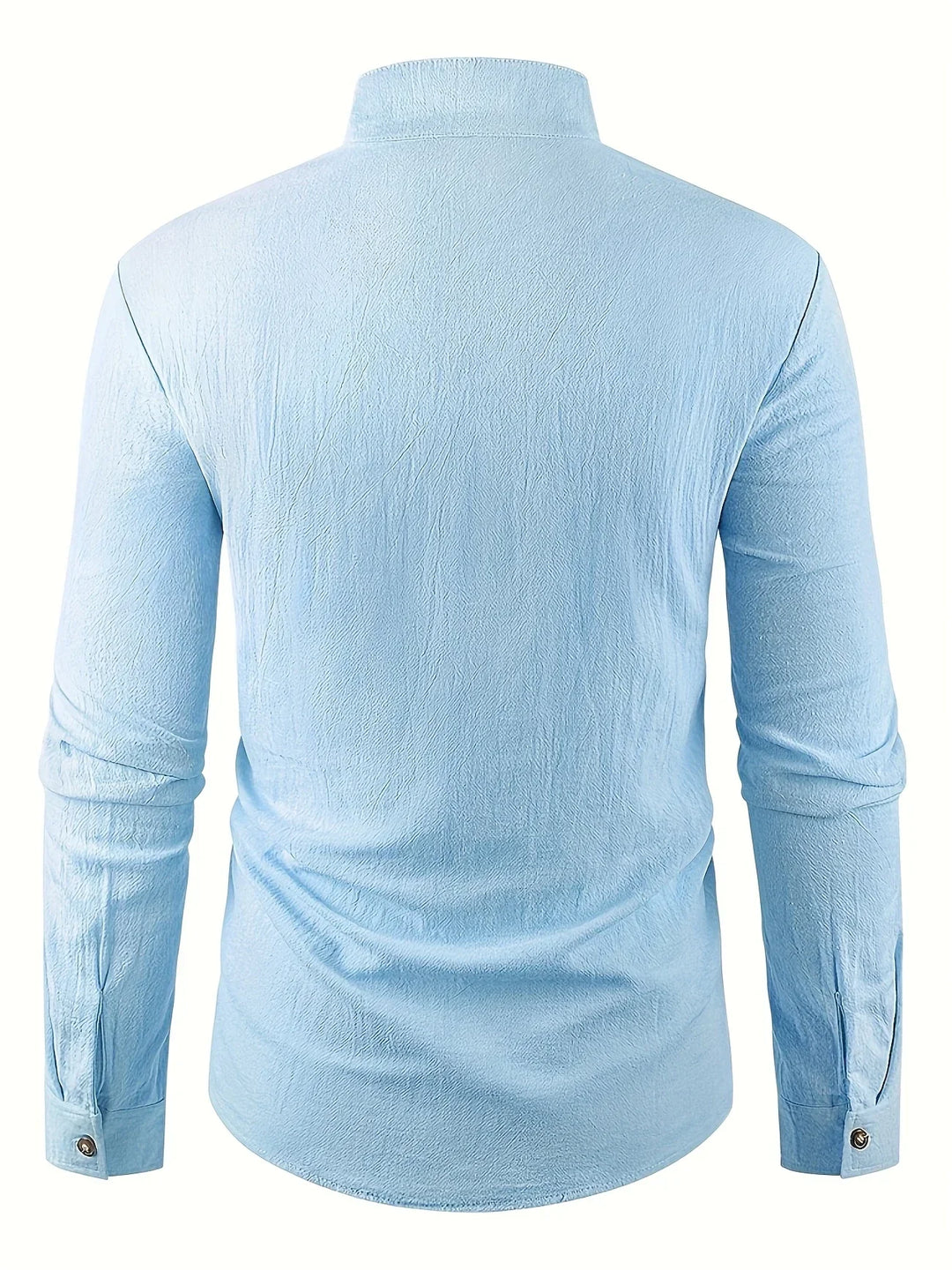 Shayne - Camicia Leggera In Cotone E Lino Con Maniche Lunghe