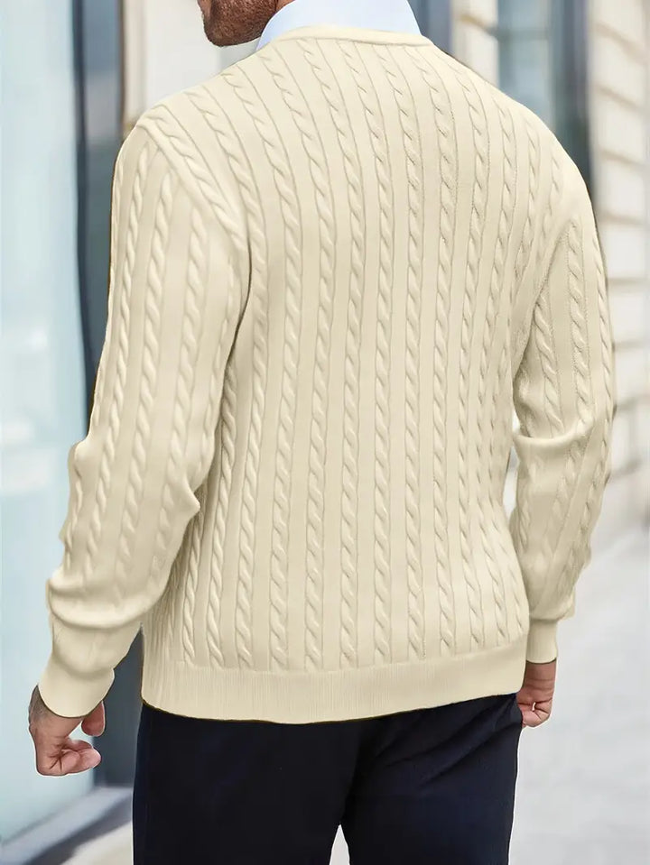 Jonty - Maglione A Maniche Lunghe Con Collo Alto Lavorato A Maglia