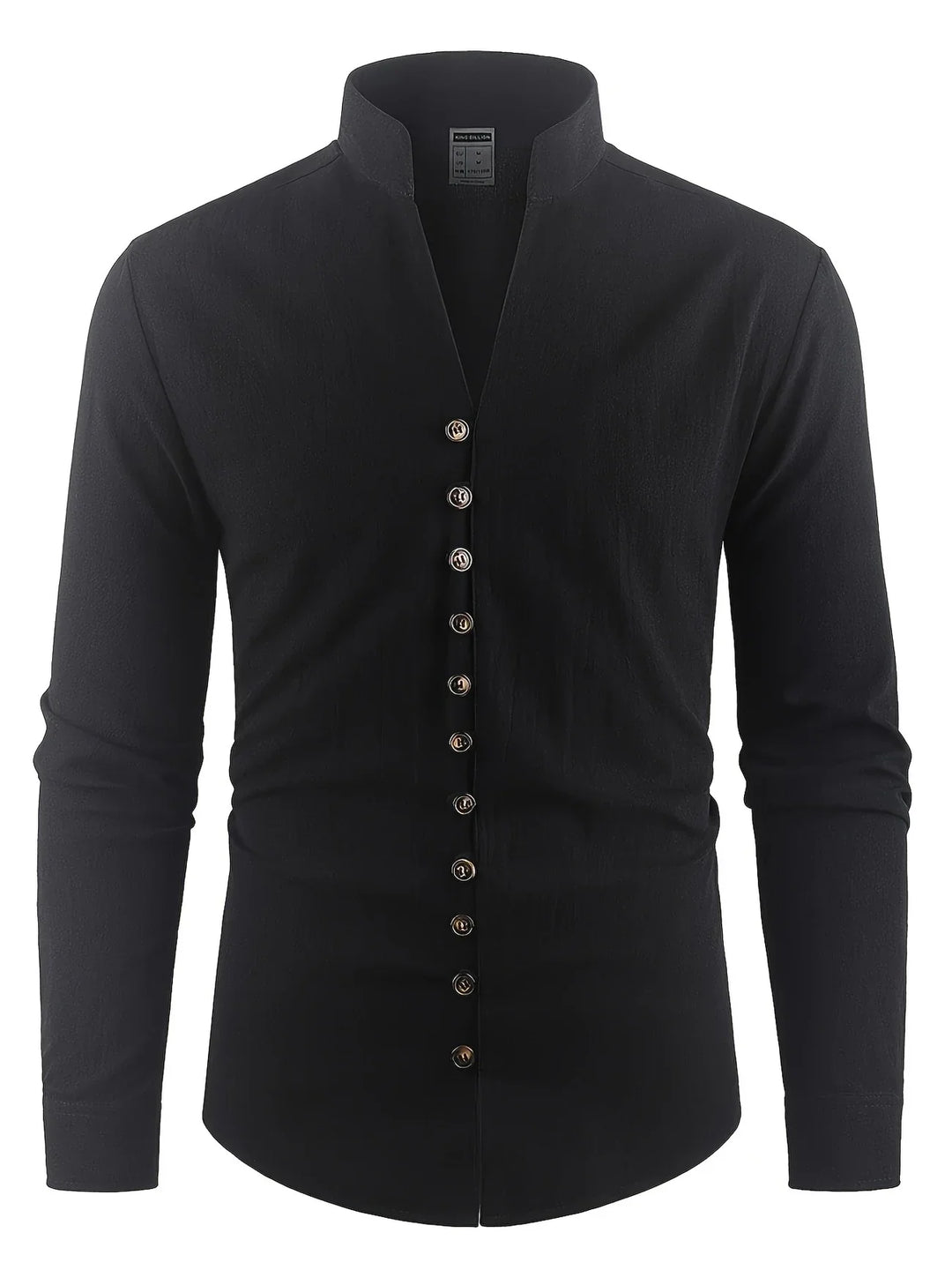 Shayne - Camicia Leggera In Cotone E Lino Con Maniche Lunghe