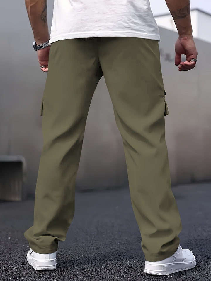 Mihai - Pantaloni Cargo Casual Con Tasche Multiplu
