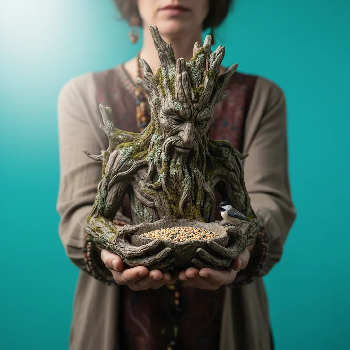 NatureHold - Una Scultura Per l'alimentazione Degli Uccelli Integrata Nell'albero