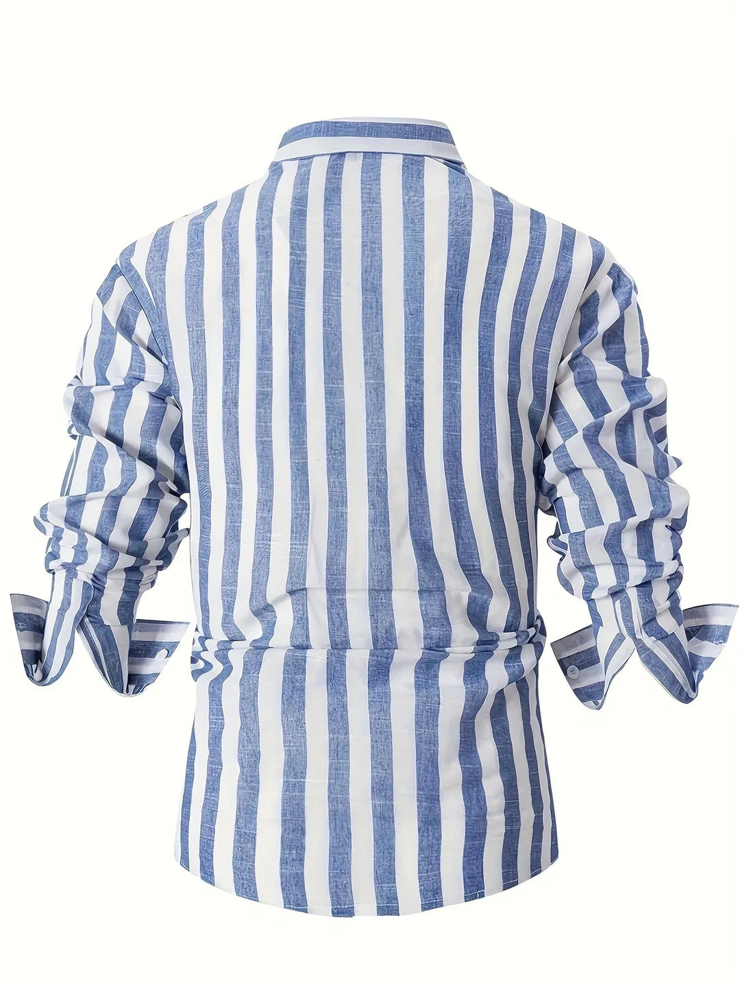 George - Elegante Camicia a Maniche Lunghe a Righe