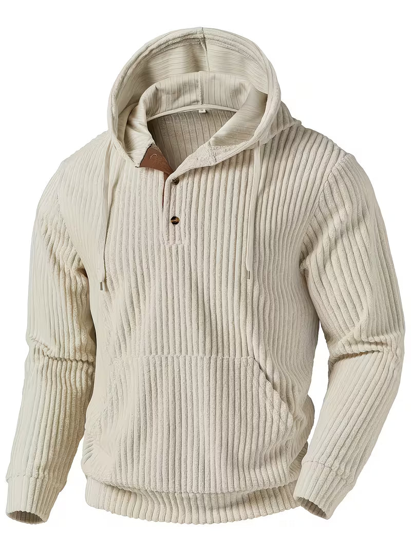 Colman - Elegante Felpa Con Cappuccio e Consistenza