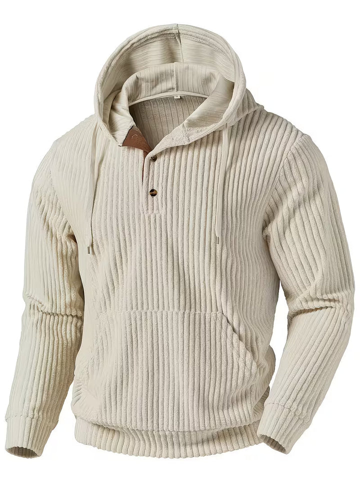 Colman - Elegante Felpa Con Cappuccio e Consistenza