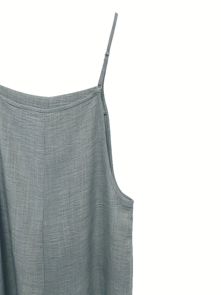 Annia - Salopette Casuale A Gamba Larga Con Tasche