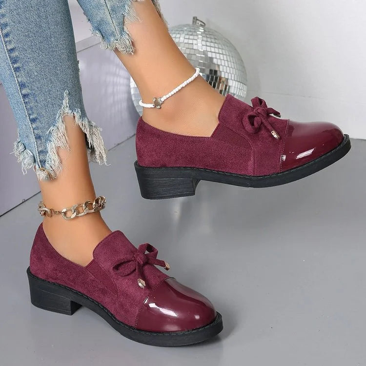 Azahra - Eleganti Mocassini Slip-On Con Fiocco