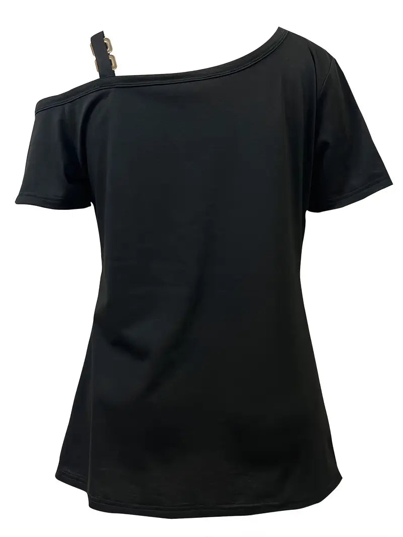 Ianthe - Maglietta Elegante a Maniche Corte