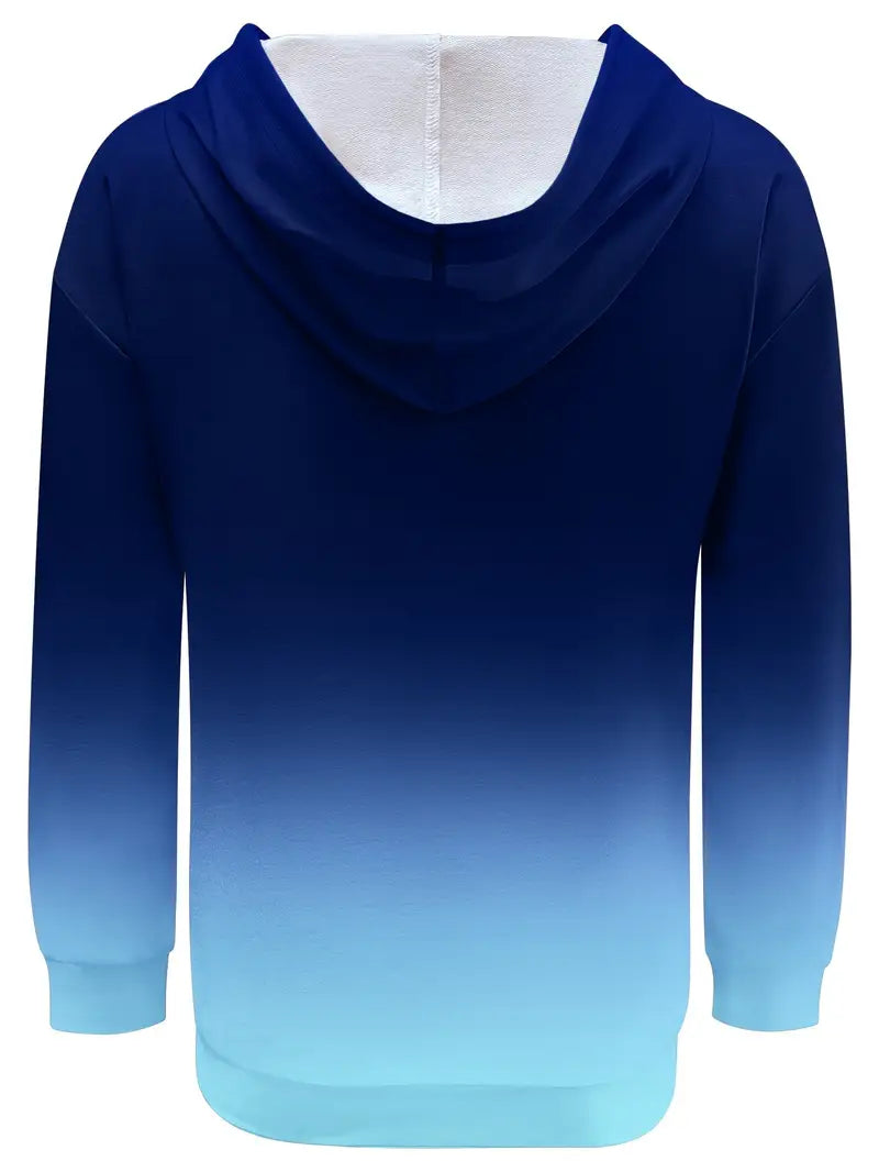 Areeqa - Felpa Con Cappuccio e Coulisse Con Sfumature Di Colore