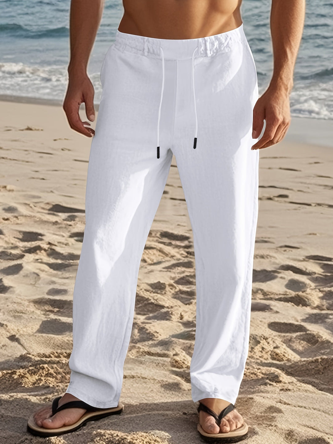 Erikas - Comodi Pantaloni Di Lino