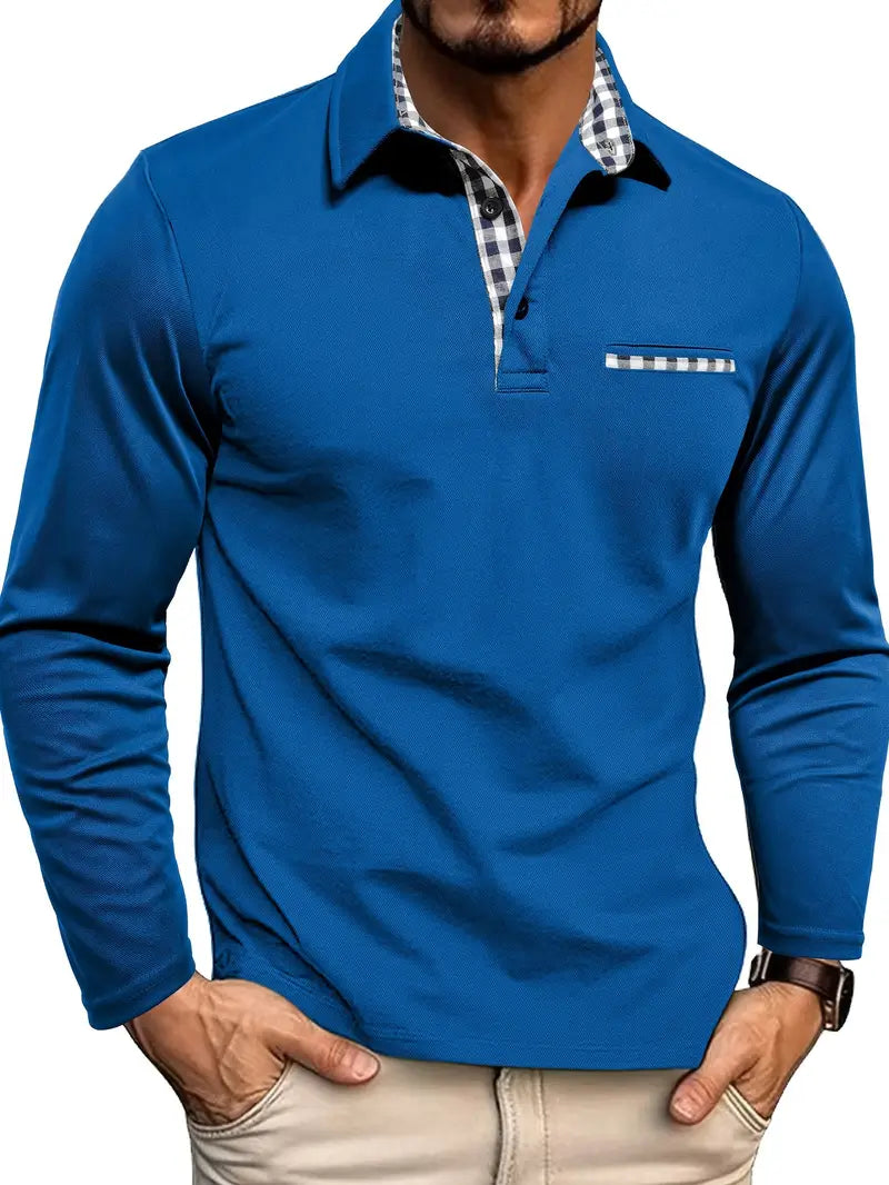 Yonatan - Polo in Cotone a Maniche Lunghe