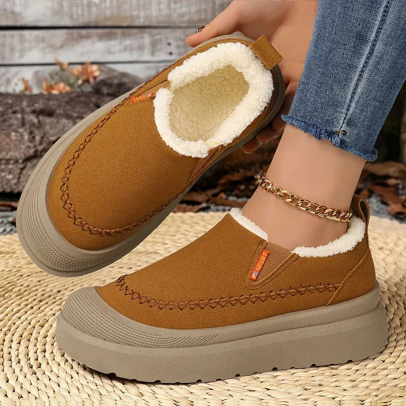 Adelya – Scarpe Eleganti Con Fodera in Pelliccia Sintetica