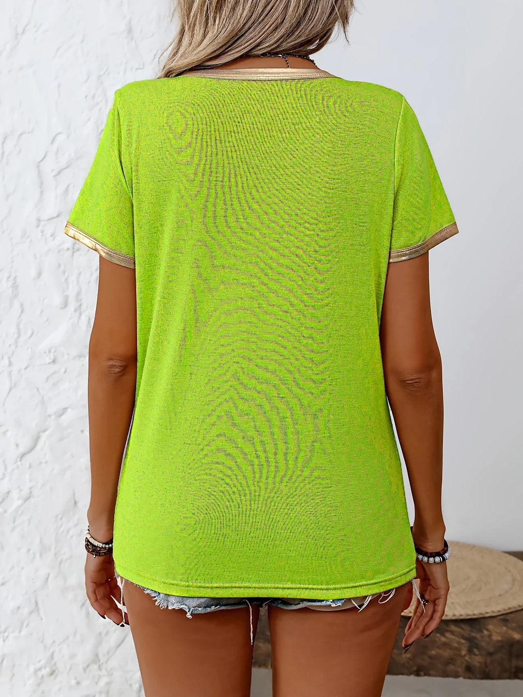 Krissy - T-Camicia Casuale Girocollo