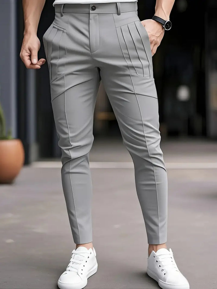 Edgardo - Pantaloni Informale Con Tasche Laterali