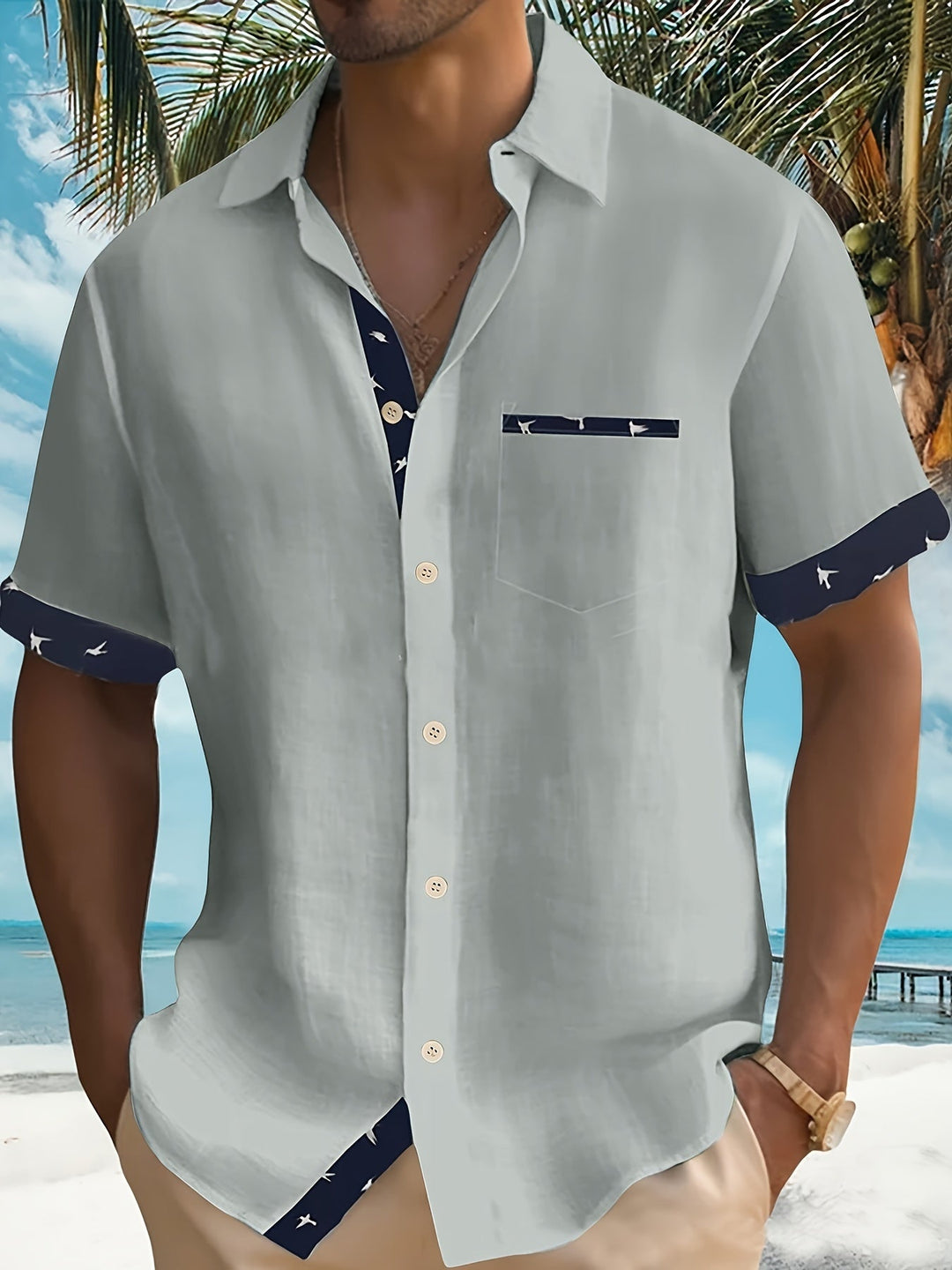 Julio - Camicia Elegante A Maniche Corte