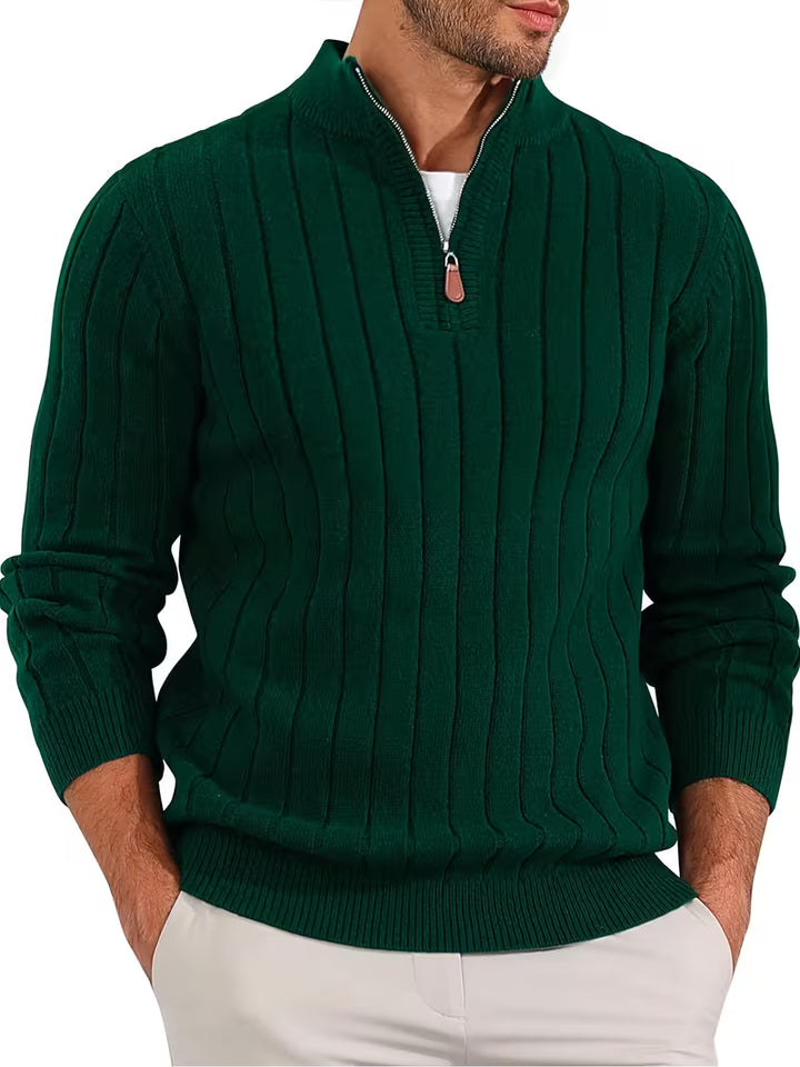 Yedidya - Maglione Casual a Maniche Lunghe Lavorato a Maglia