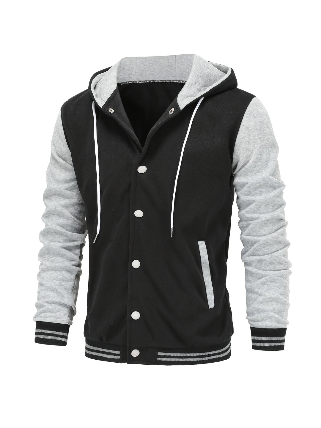Askhat - Giacca Da Baseball A Maniche Lunghe Con Cappuccio