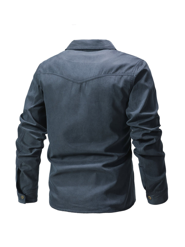 Evrypidis - Giacca Cargo Casuale A Maniche Lunghe