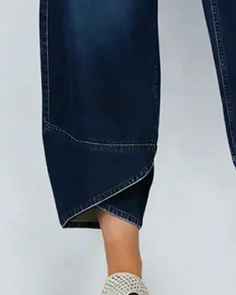 Synira - Jeans Casual a Zampa Corta
