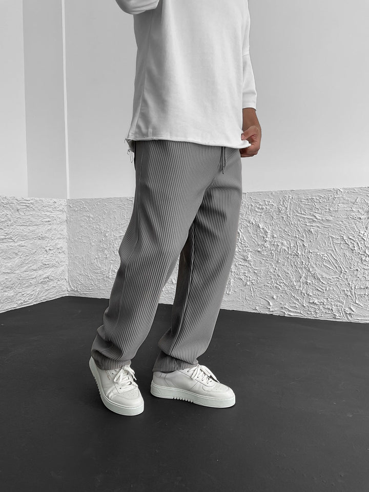 Wigand – Pantaloni In Spandex a Coste Comfort