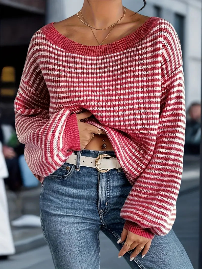 Nilufer - Maglione Informale Lavorato a Maglia Per l'inverno