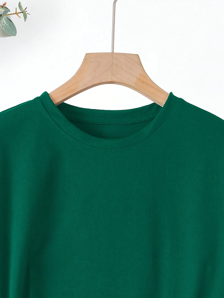 Larson - Casual Manica Corta Maglietta Con Stampa Cuore