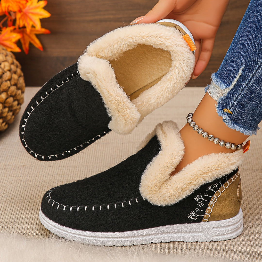 Aleeza - Pantofole Casual Con Fodera in Pile