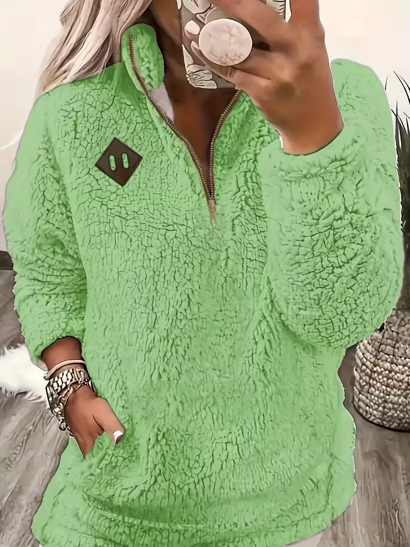 Humera - Elegante Giacca Con Zzip e Maniche Lunghe