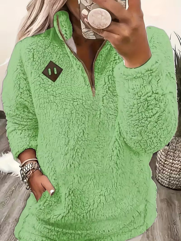 Humera - Elegante Giacca Con Zzip e Maniche Lunghe