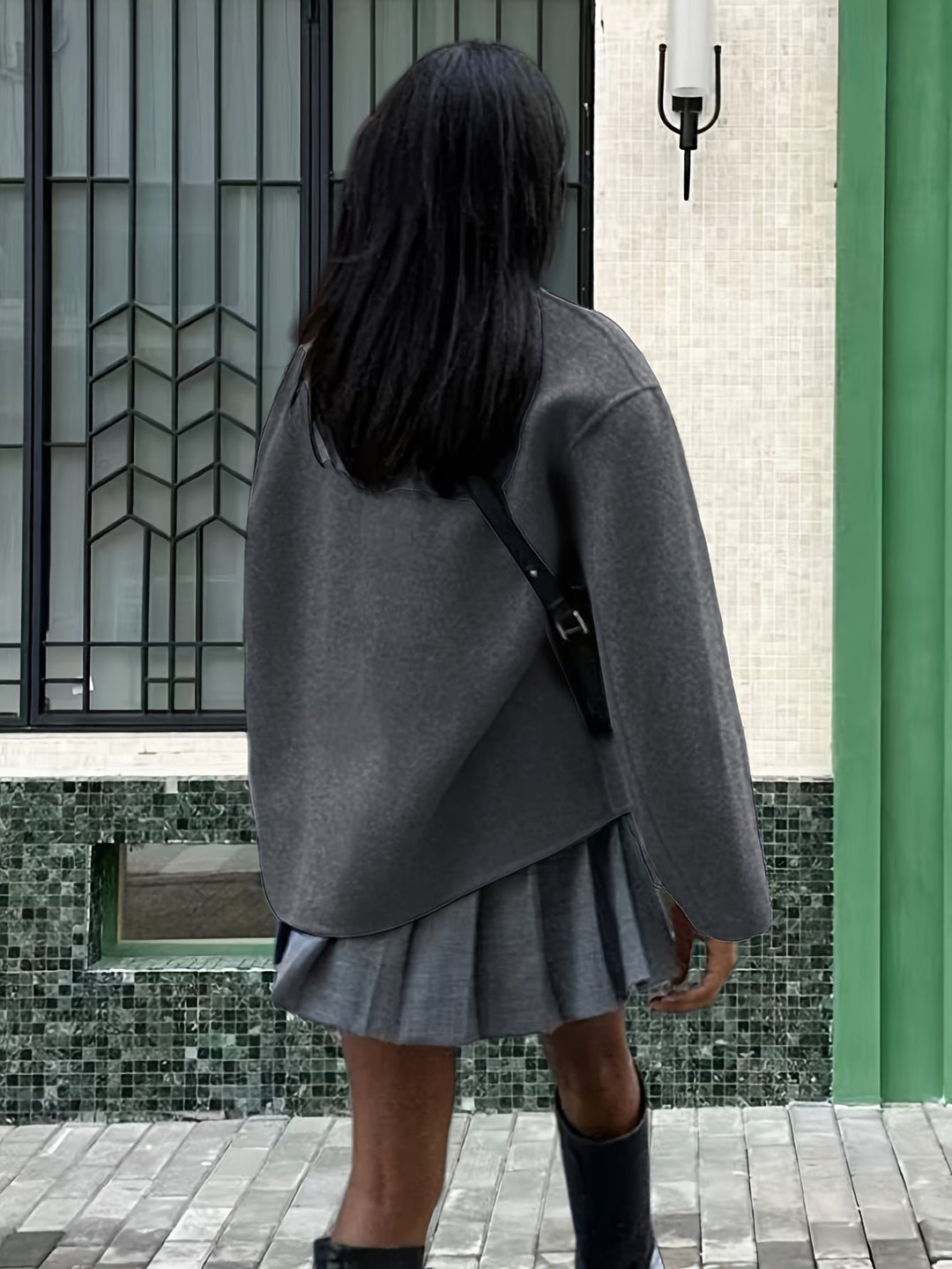 Deanne - Elégant Cappotto Doppiopetto Beige
