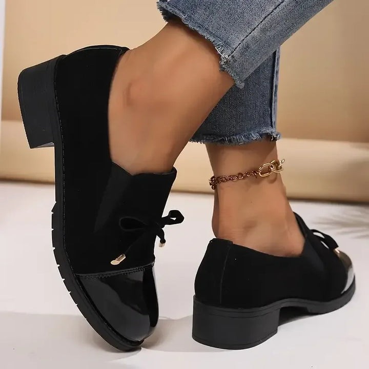 Azahra - Eleganti Mocassini Slip-On Con Fiocco