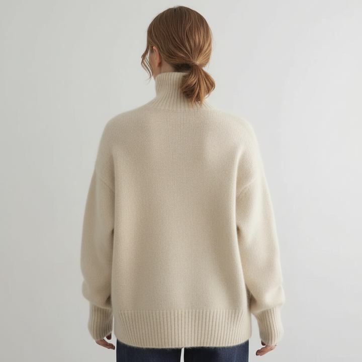 Marchao - Maglione Caldo a Collo Alto Con Collo Alto