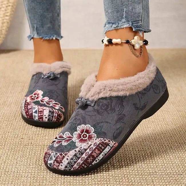 Dannelia - Scarpe Comode in Pelliccia Sintetica