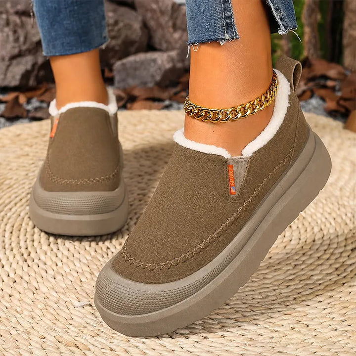 Adelya – Scarpe Eleganti Con Fodera in Pelliccia Sintetica
