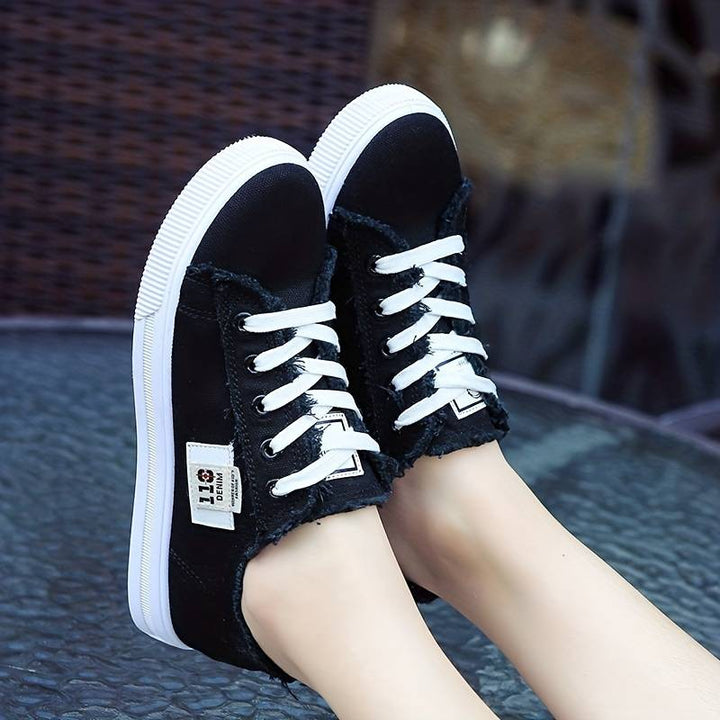 Oshenya - Scarpe Casual a Punta Arrotondata Con Suola Piatta