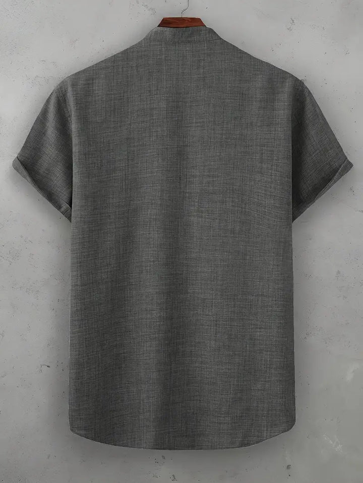 Kieth - Camicia a Maniche Corte Con Tasca Frontale