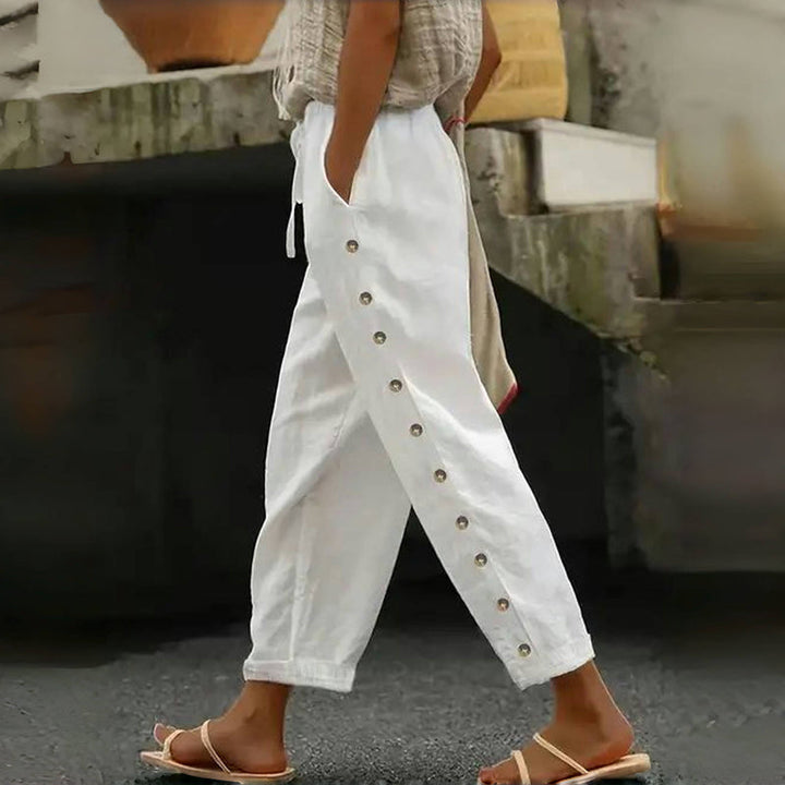 Mutandi - Pantaloni Casual Con Elegante Bottone