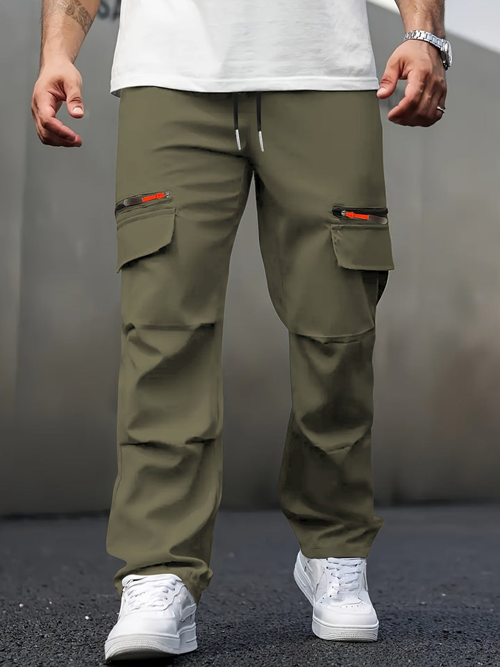 Mihai - Pantaloni Cargo Casual Con Tasche Multiplu