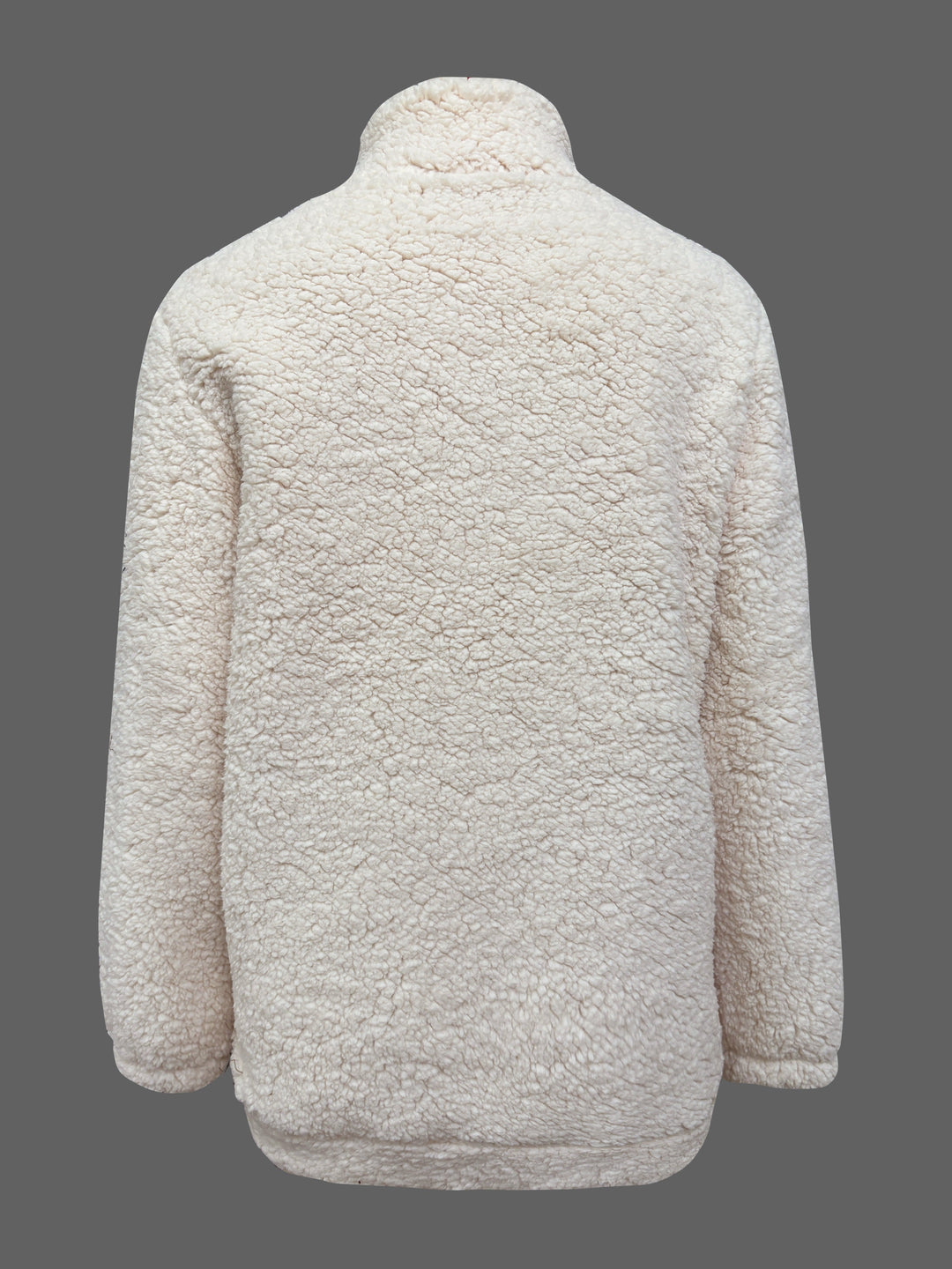 Willemien - Felpa Con Zip In Pile a Maniche Lunghe