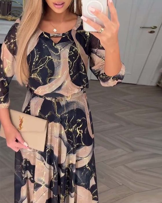 Eithne - Elegante Abito In Chiffon