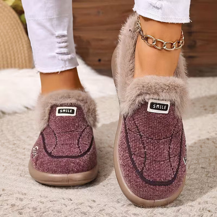 Nolani - Pantofole Invernali Alla Moda In Pelliccia Sintetica
