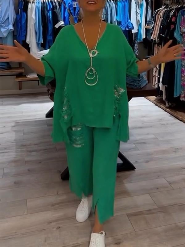 Ebony - Due Pezzi Estivi Outfit Impostata